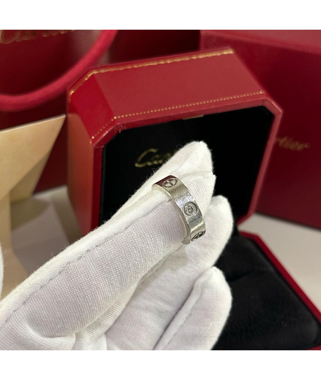 CARTIER Серебряное кольцо из белого золота, фото 3