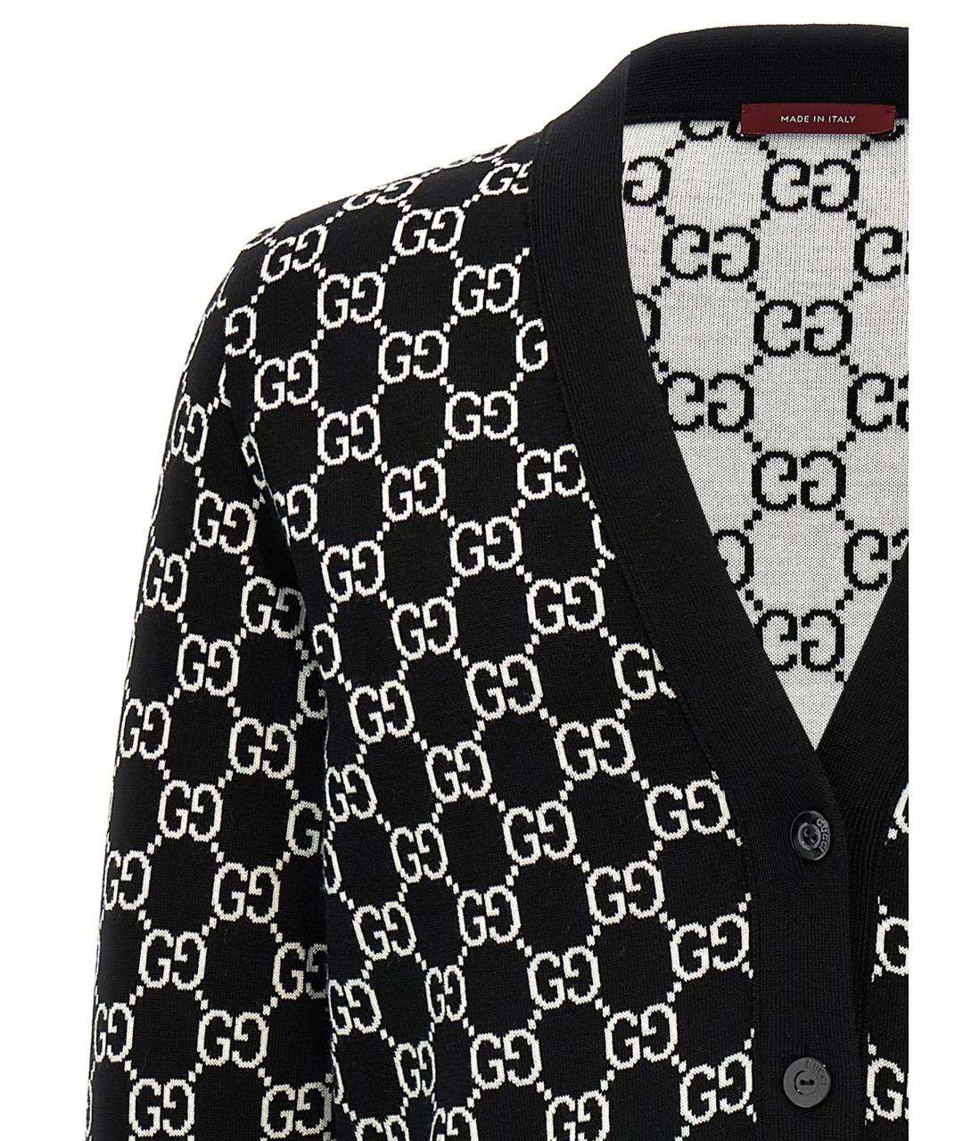 GUCCI Мульти шерстяной кардиган, фото 4