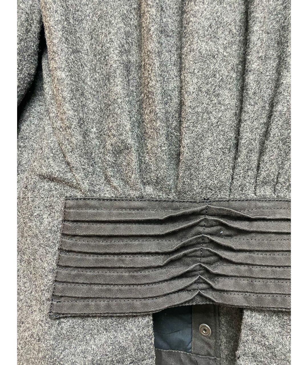 SPORTMAX Серый шерстяной жакет/пиджак, фото 4