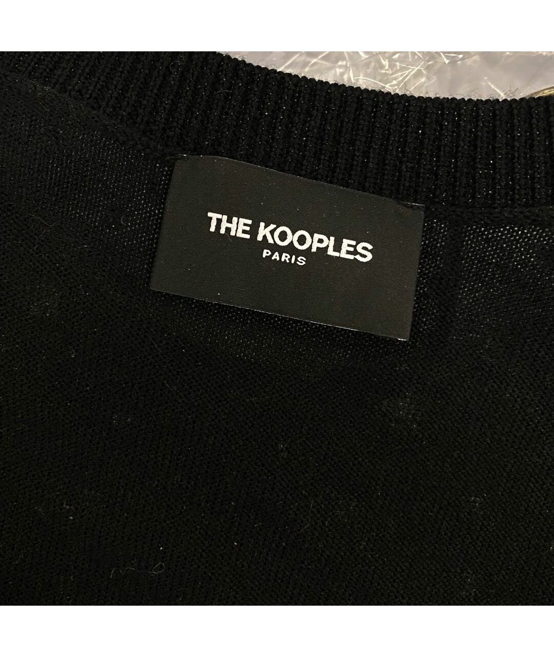 THE KOOPLES Черный шерстяной джемпер / свитер, фото 3