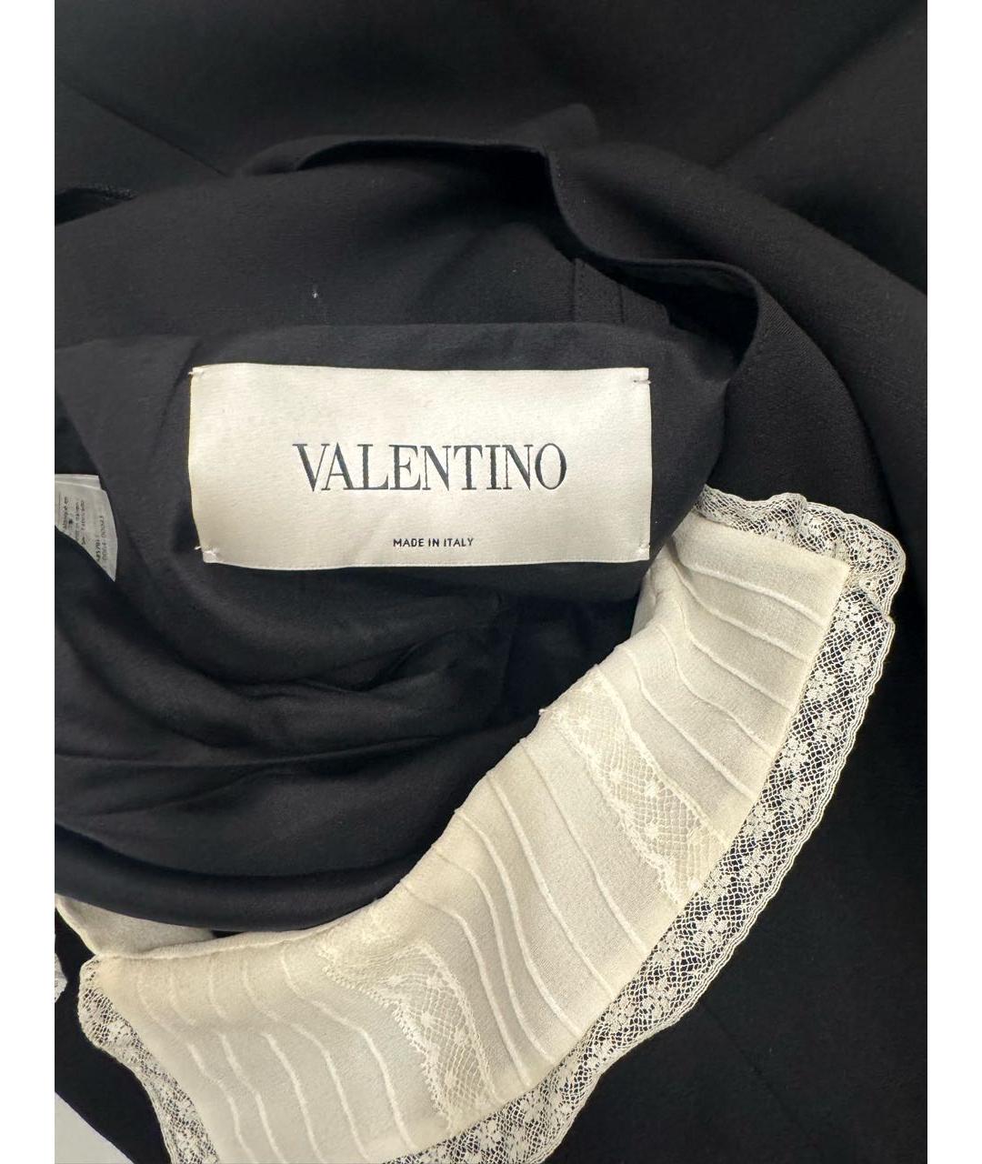 VALENTINO Черное хлопковое повседневное платье, фото 3