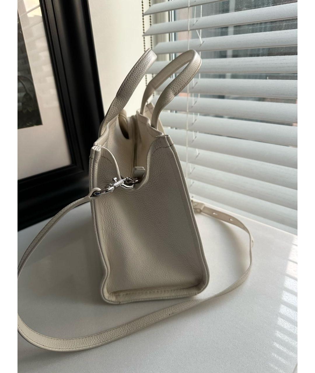 MARC JACOBS Бежевая кожаная сумка тоут, фото 2