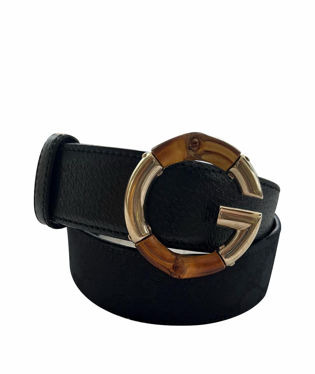 GUCCI Черный ремень, фото 1