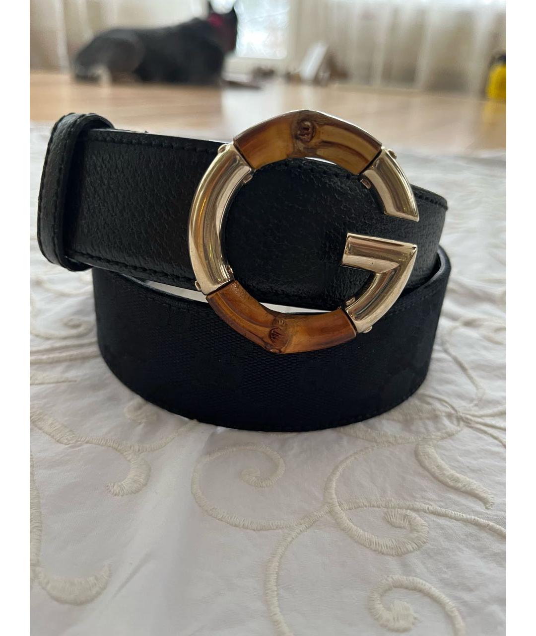GUCCI Черный ремень, фото 7