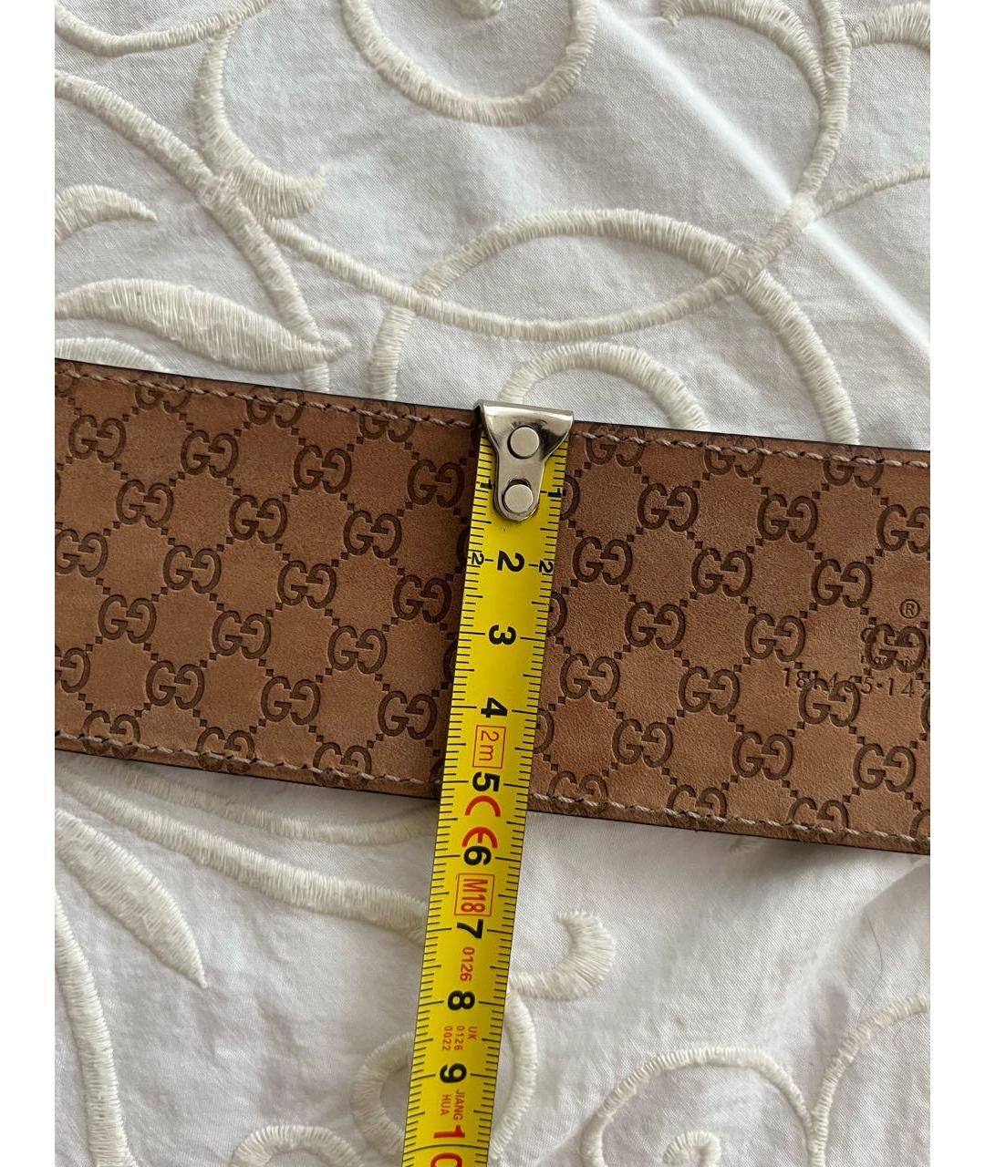 GUCCI Черный кожаный ремень, фото 6