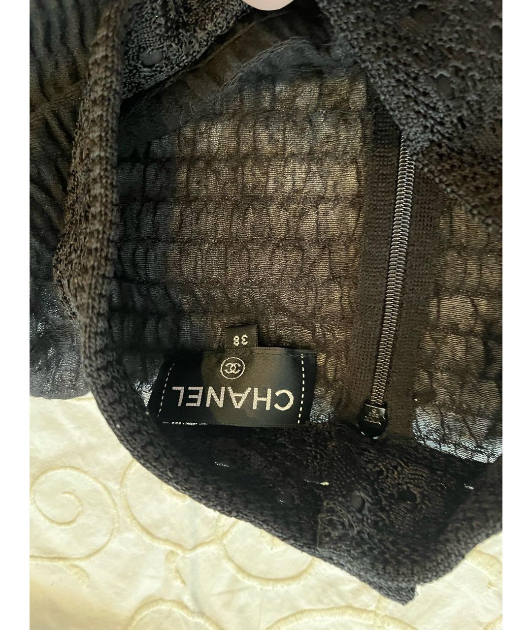 CHANEL Черное повседневное платье, фото 4