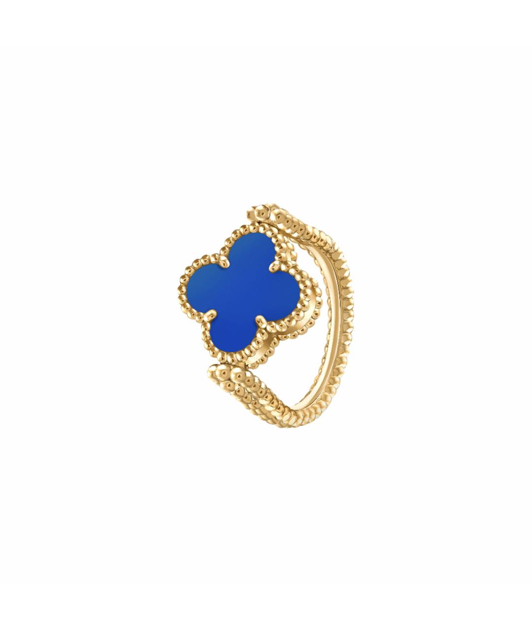 VAN CLEEF & ARPELS Синее кольцо из желтого золота, фото 1