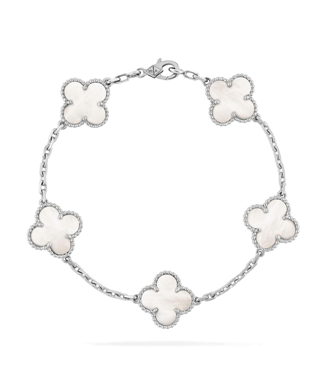 VAN CLEEF & ARPELS Белый браслет из белого золота, фото 2