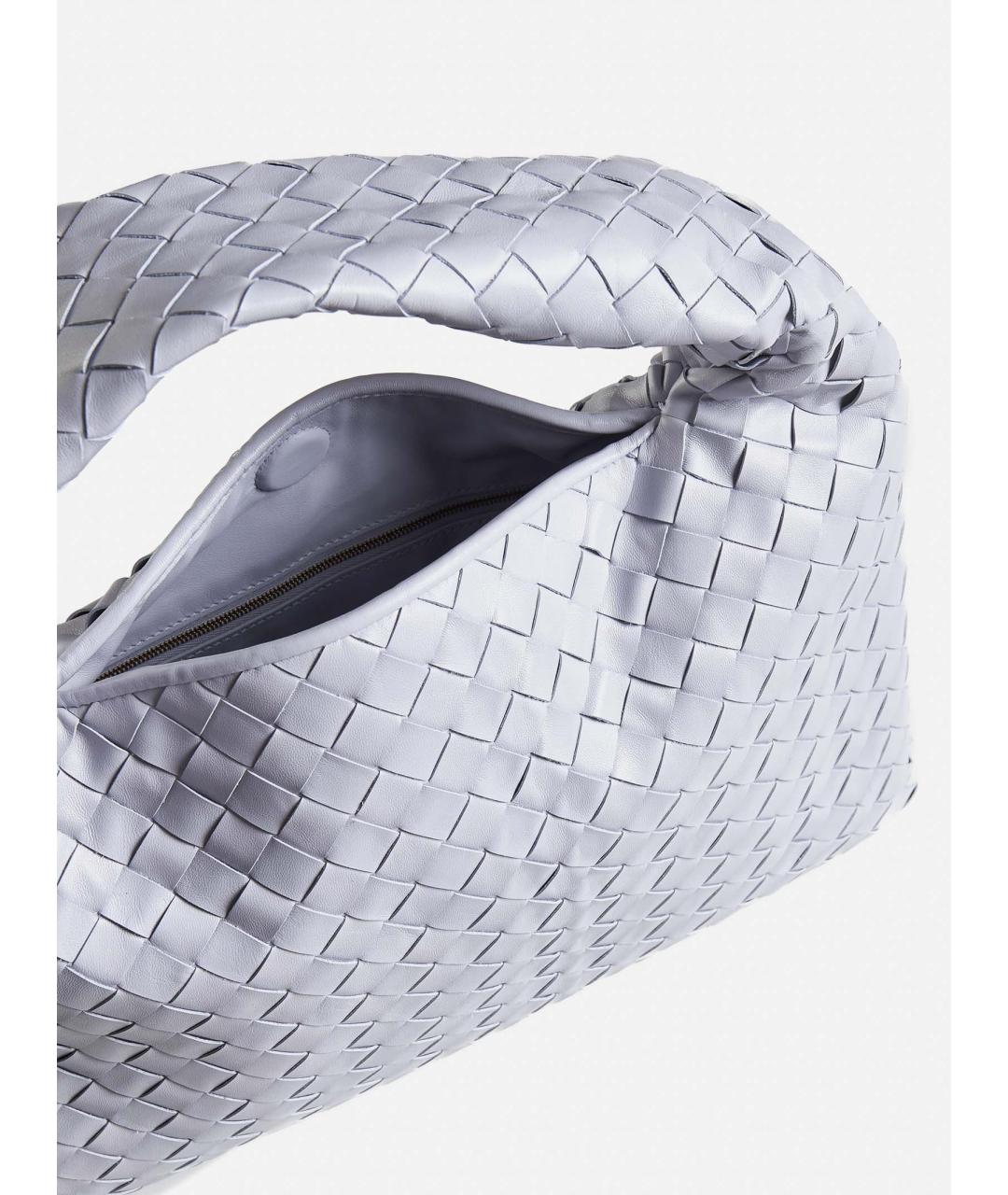 BOTTEGA VENETA Фиолетовая кожаная сумка через плечо, фото 5