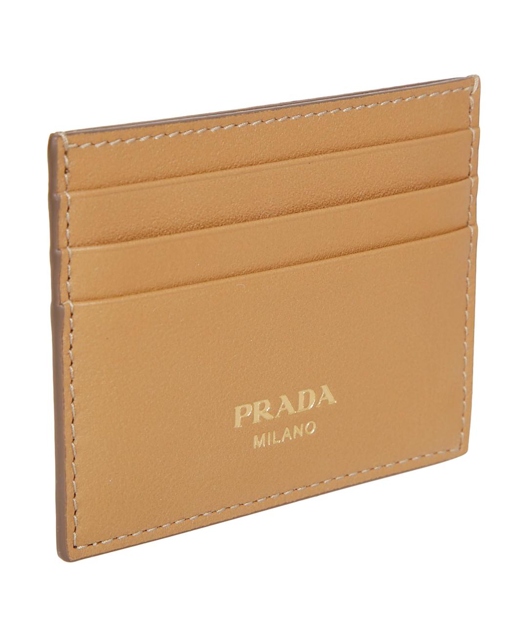 PRADA Коричневый кожаный кошелек, фото 2