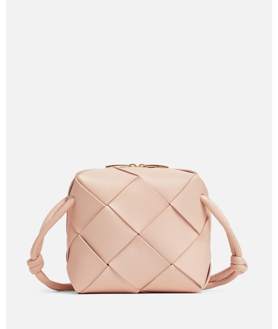 BOTTEGA VENETA Бежевая кожаная сумка через плечо, фото 5