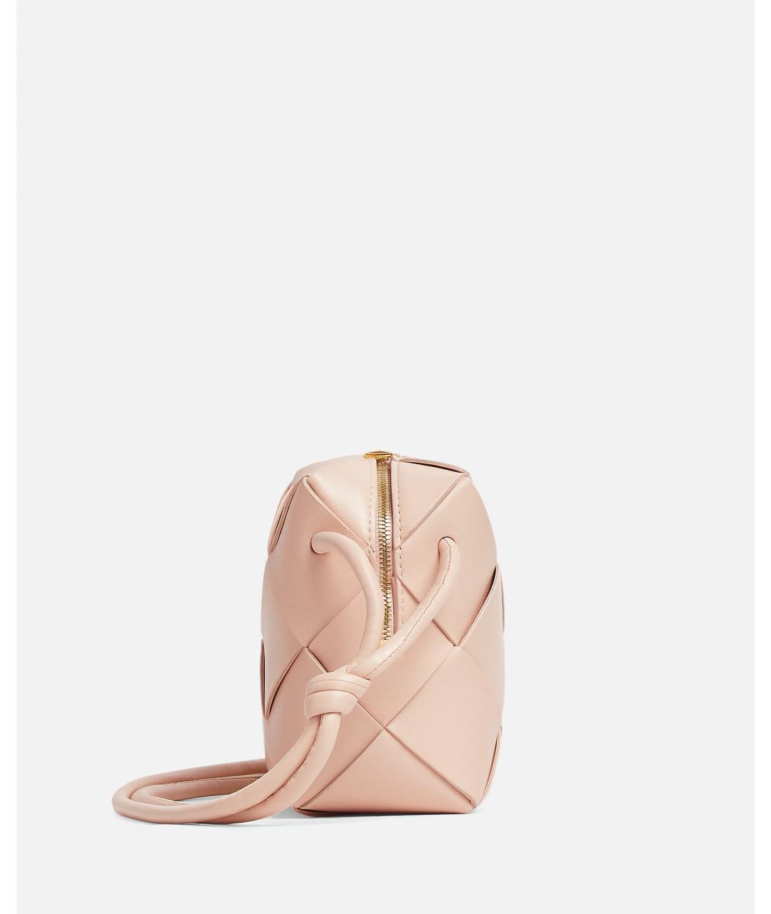BOTTEGA VENETA Бежевая кожаная сумка через плечо, фото 2
