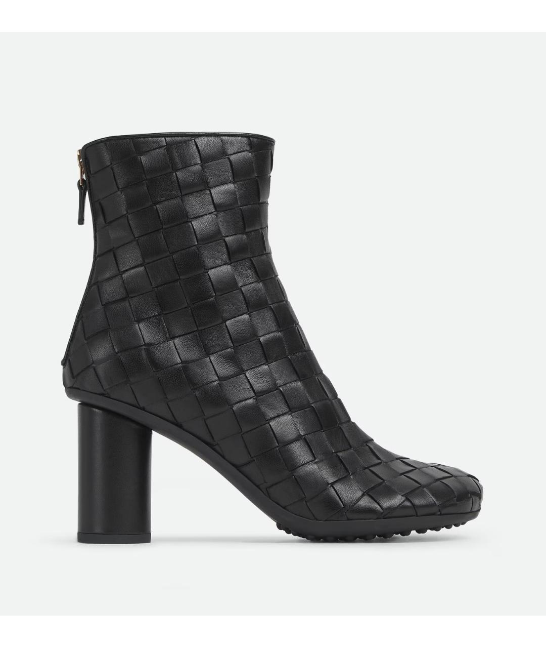 BOTTEGA VENETA Черные кожаные ботильоны, фото 6