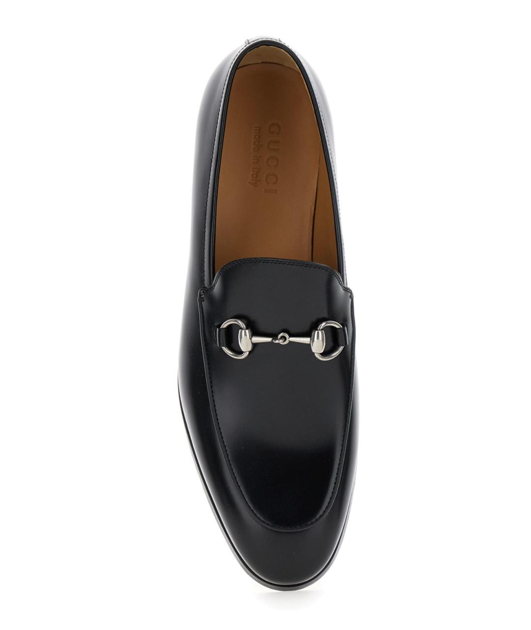 GUCCI Черные кожаные лоферы, фото 4