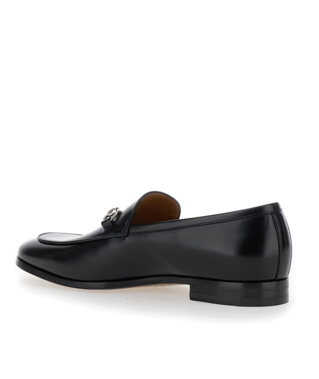 GUCCI Черные кожаные лоферы, фото 3