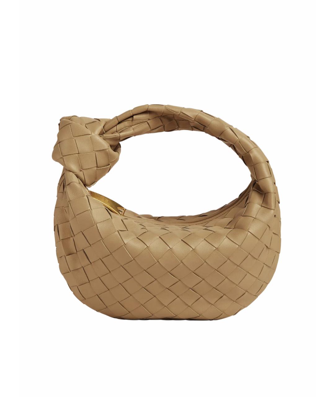 BOTTEGA VENETA Коричневая кожаная сумка с короткими ручками, фото 1