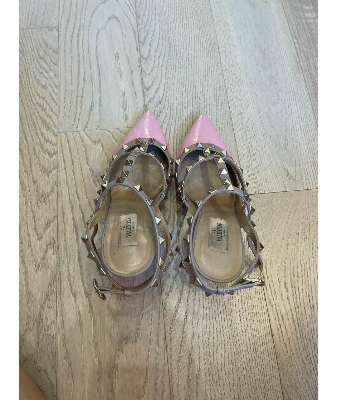 VALENTINO Розовые туфли из лакированной кожи, фото 3