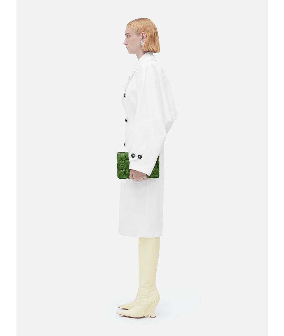 BOTTEGA VENETA Зеленая кожаная сумка через плечо, фото 3