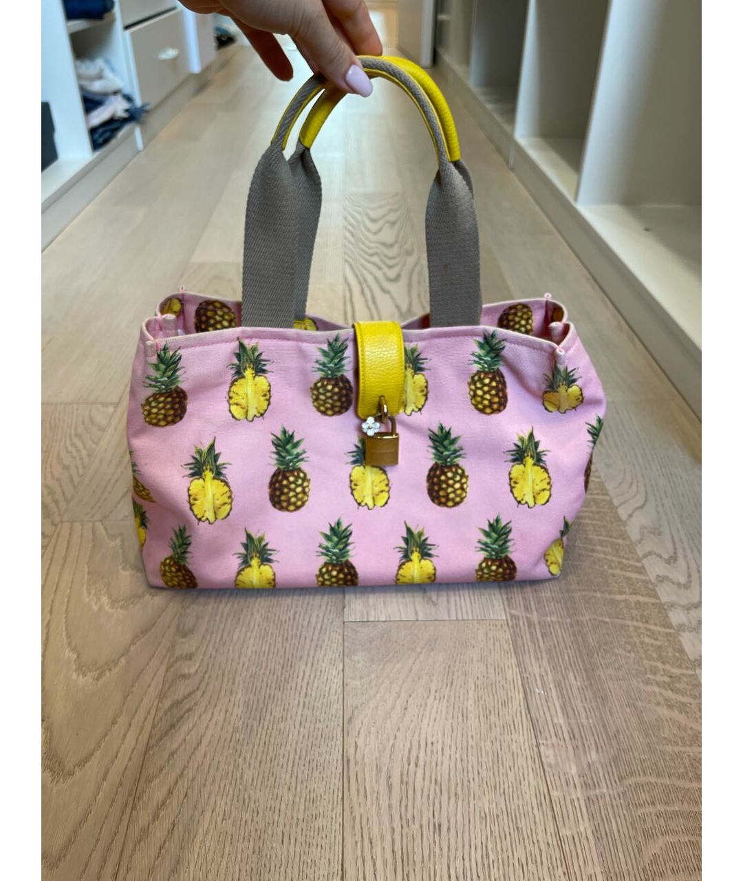 DOLCE&GABBANA Розовая пляжная сумка, фото 7