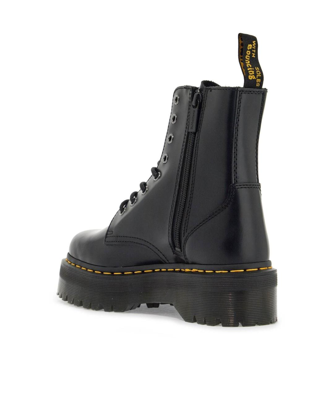 DR. MARTENS Черные кожаные ботинки, фото 3