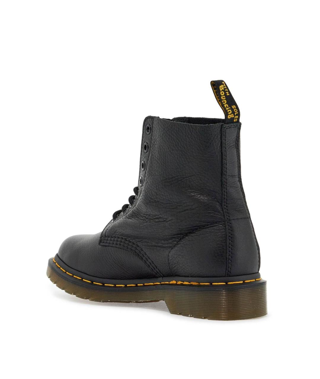 DR. MARTENS Черные кожаные ботинки, фото 3