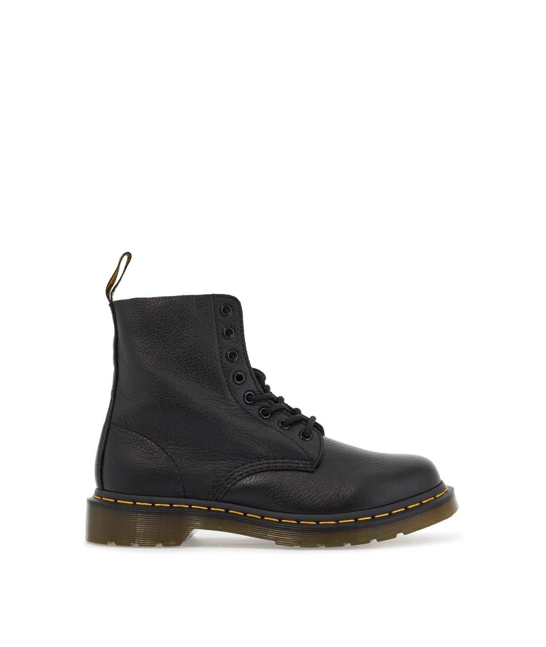 DR. MARTENS Черные кожаные ботинки, фото 1