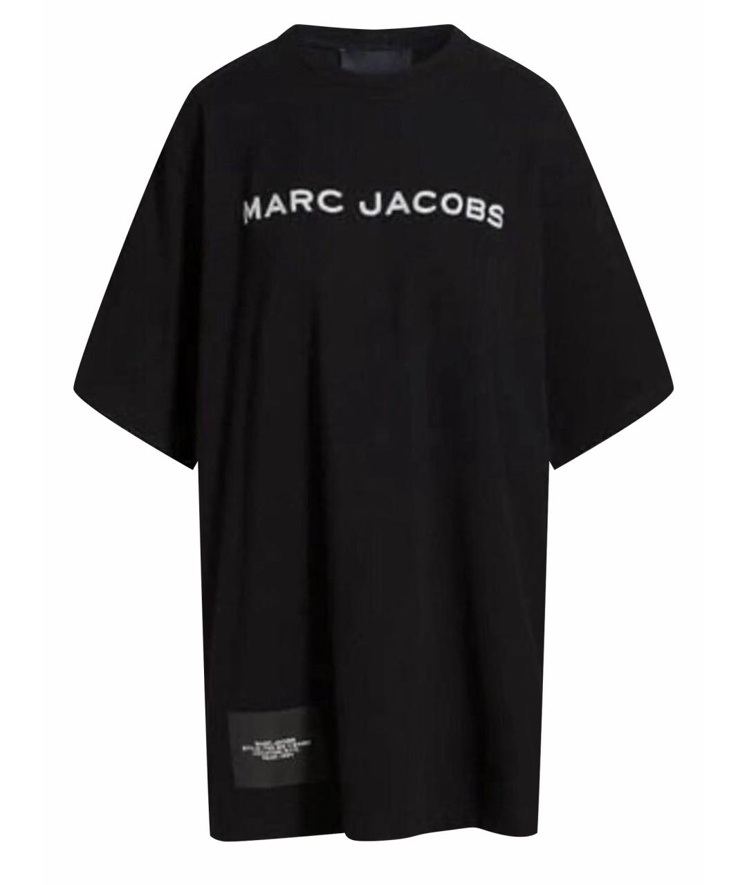 MARC JACOBS Черная хлопковая футболка, фото 1