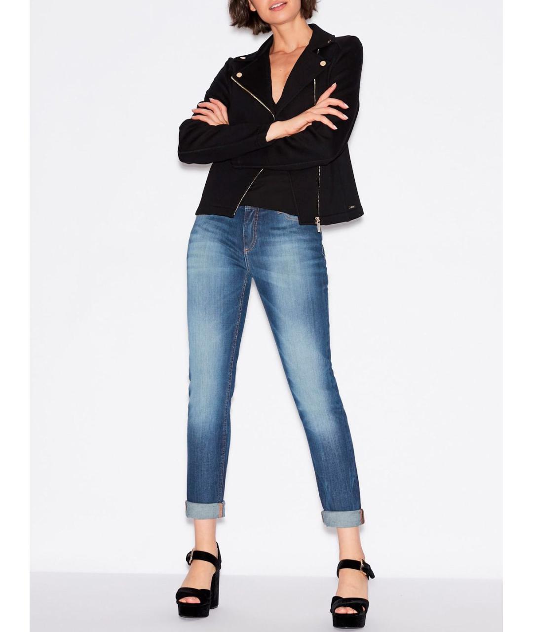 ARMANI EXCHANGE Синие джинсы слим, фото 4