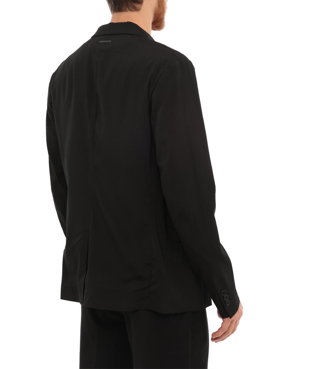 ARMANI EXCHANGE Черный полиэстеровый пиджак, фото 4