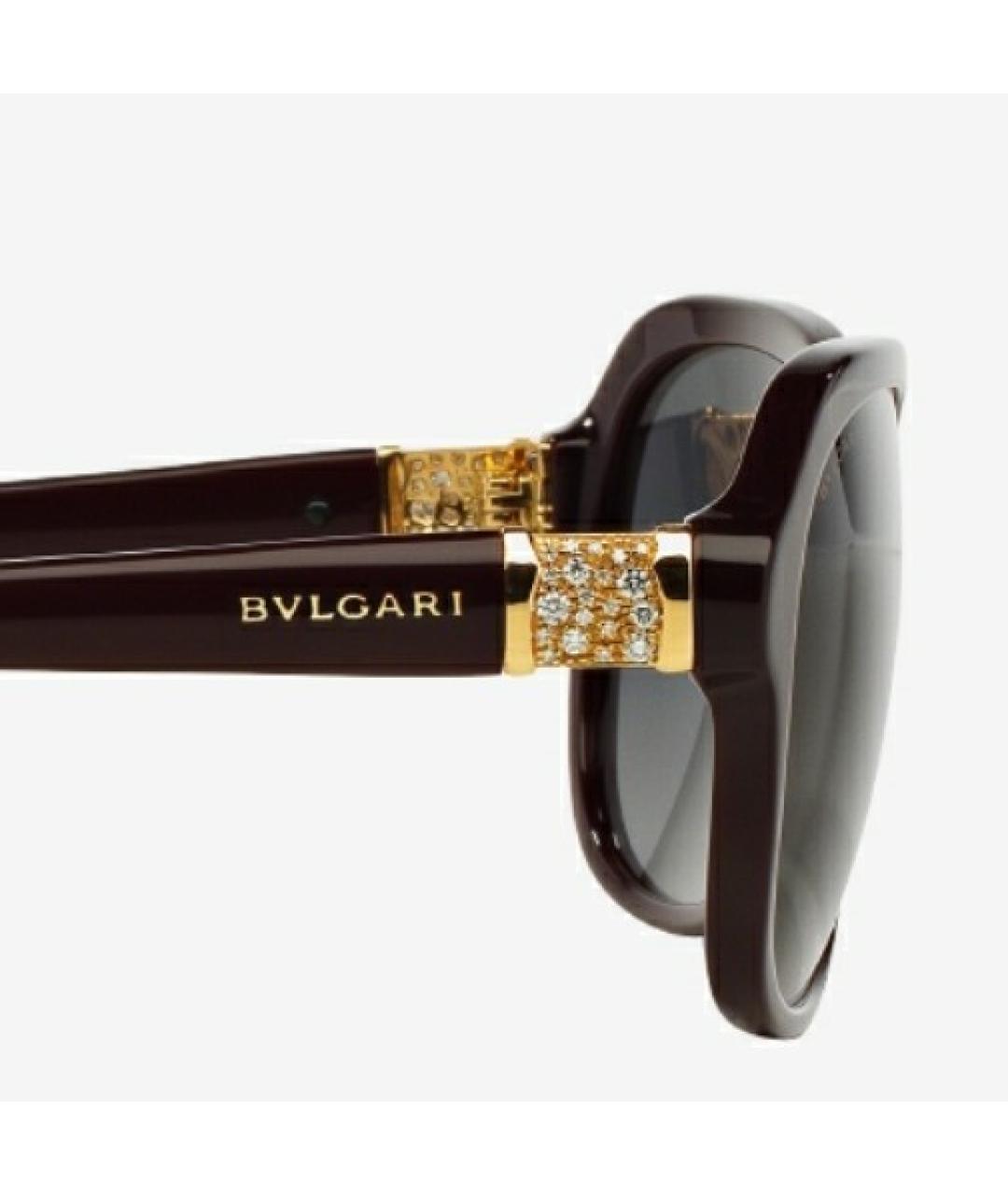 BVLGARI Черные солнцезащитные очки, фото 2