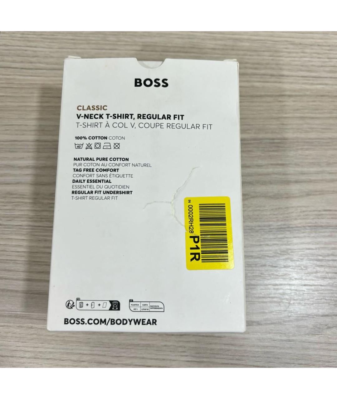 HUGO BOSS Белая хлопковая футболка, фото 8