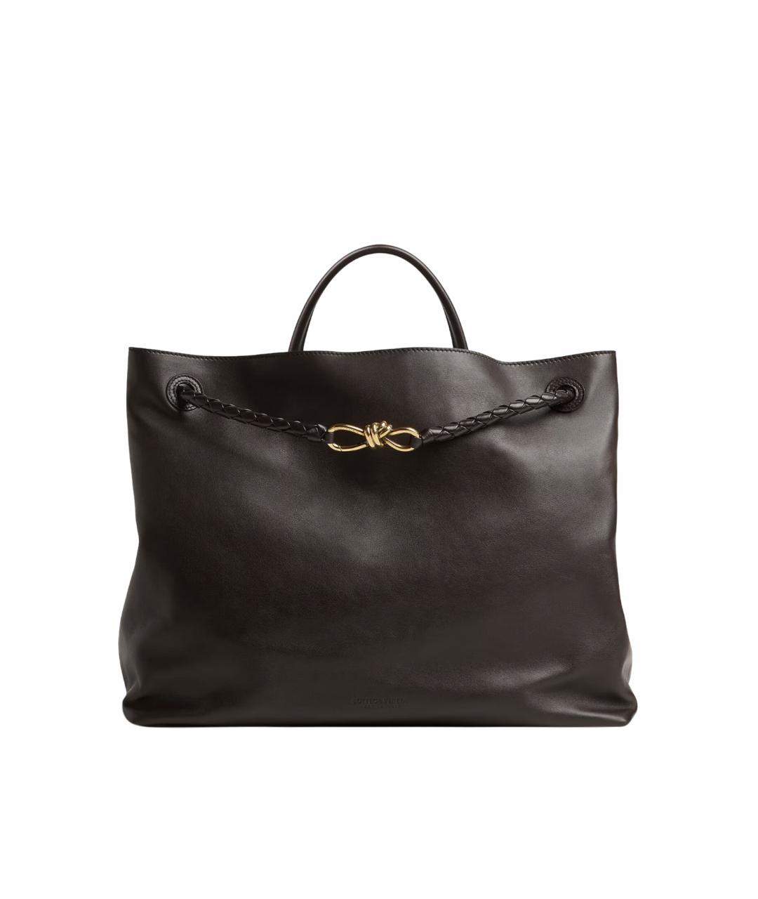 BOTTEGA VENETA Коричневая кожаная сумка тоут, фото 1