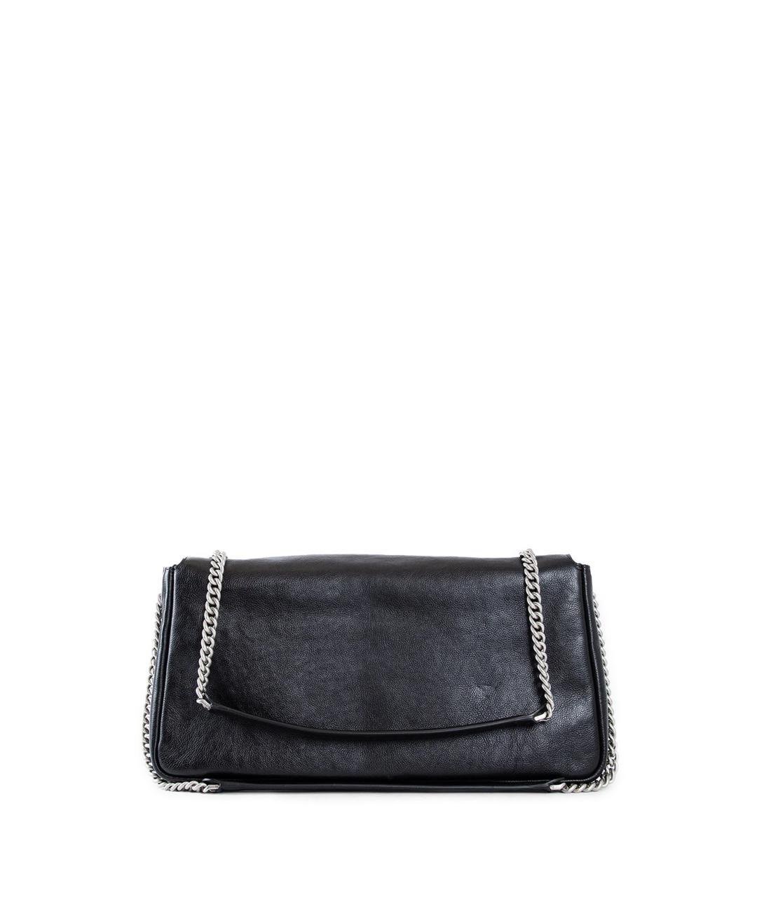 FENDI Черная кожаная сумка через плечо, фото 3