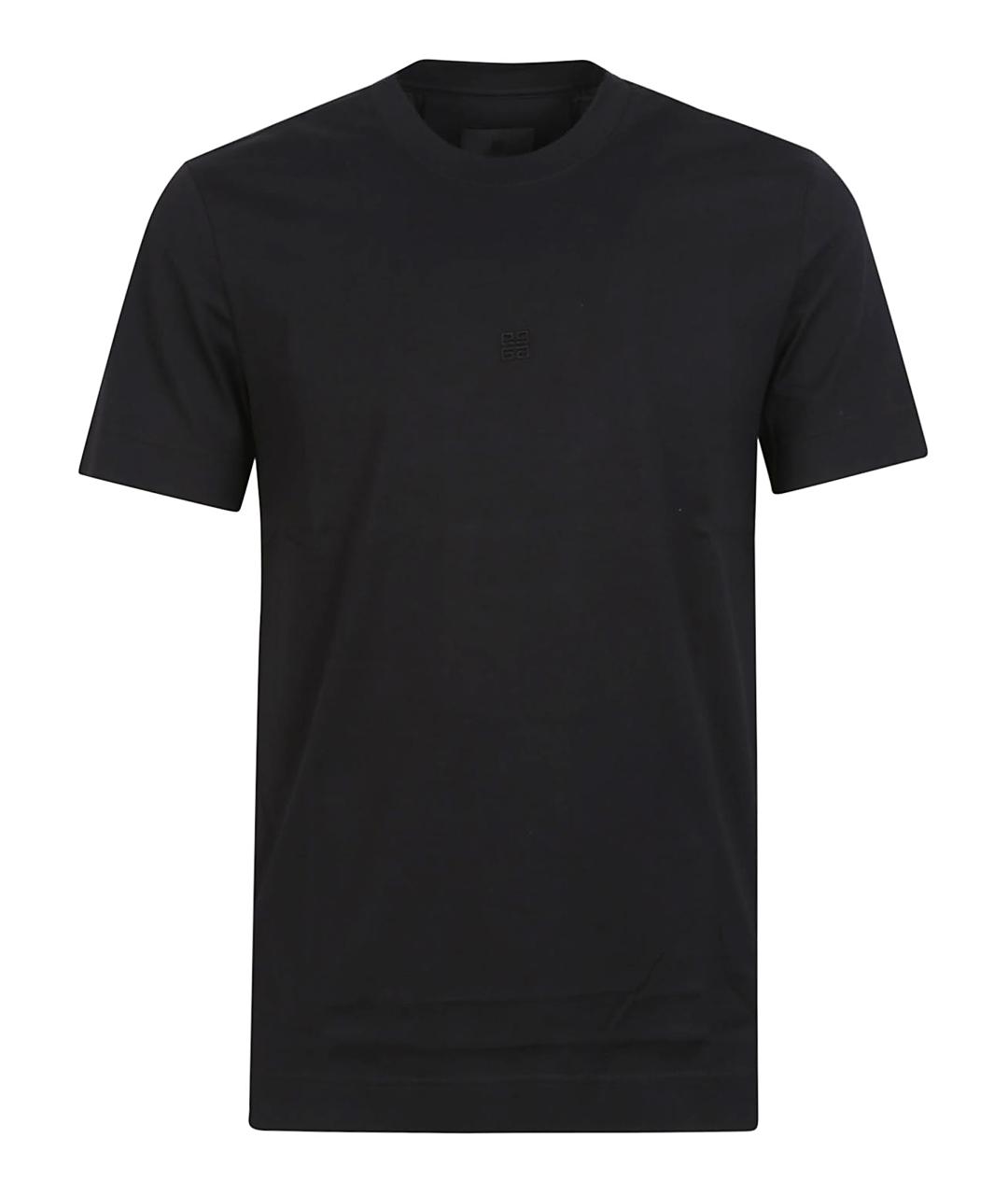 GIVENCHY Черная хлопковая футболка, фото 1