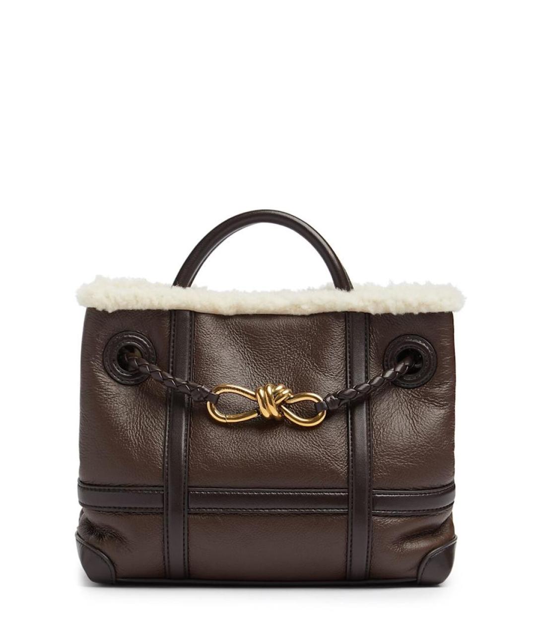 BOTTEGA VENETA Коричневая кожаная сумка тоут, фото 1