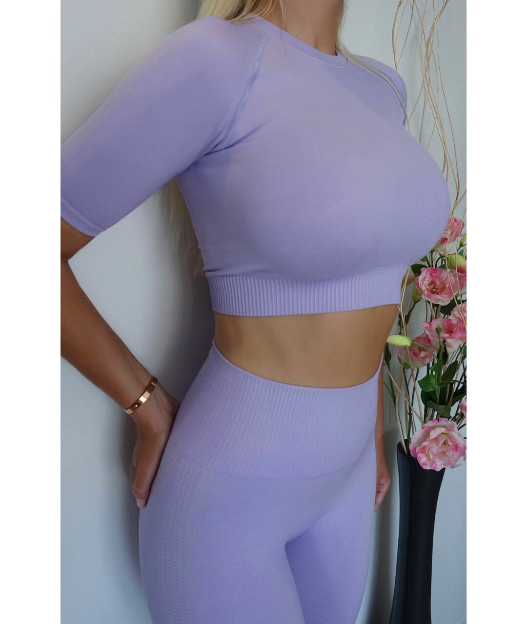 NO KA' OI Фиолетовый спортивные костюмы, фото 3
