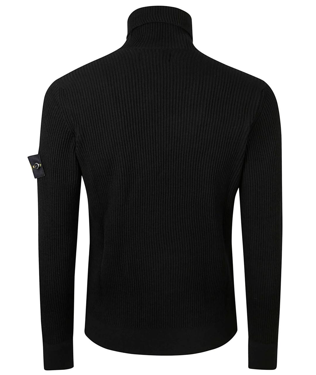 STONE ISLAND Синий шерстяной джемпер / свитер, фото 3