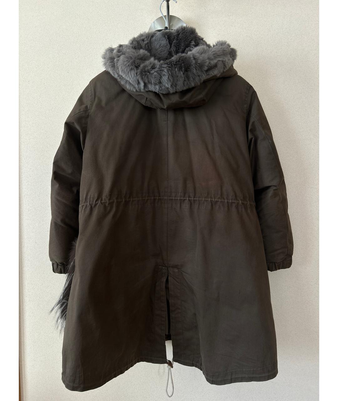 WEEKEND MAX MARA Хаки хлопковая парка, фото 9