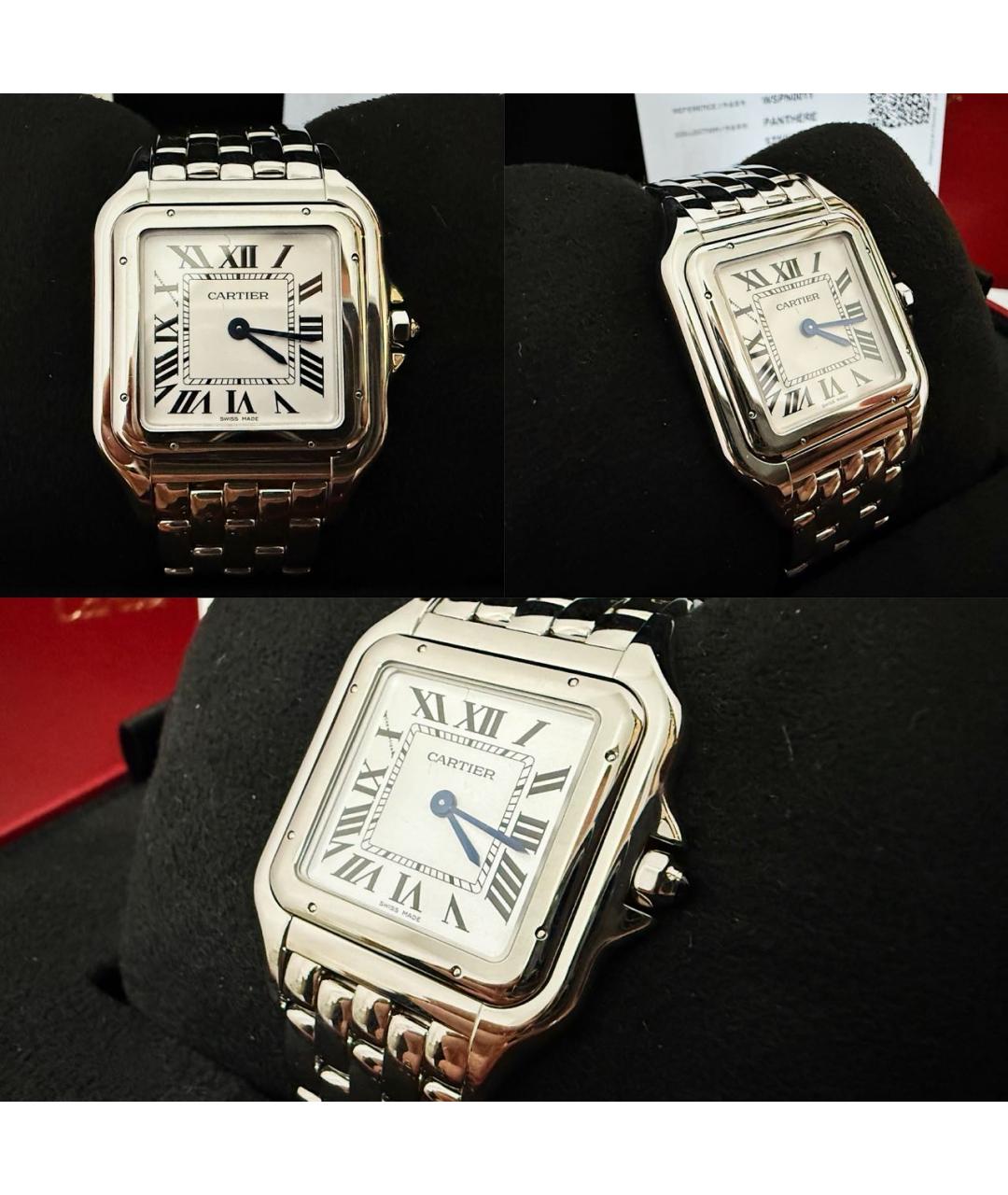 CARTIER Серебряные металлические часы, фото 3