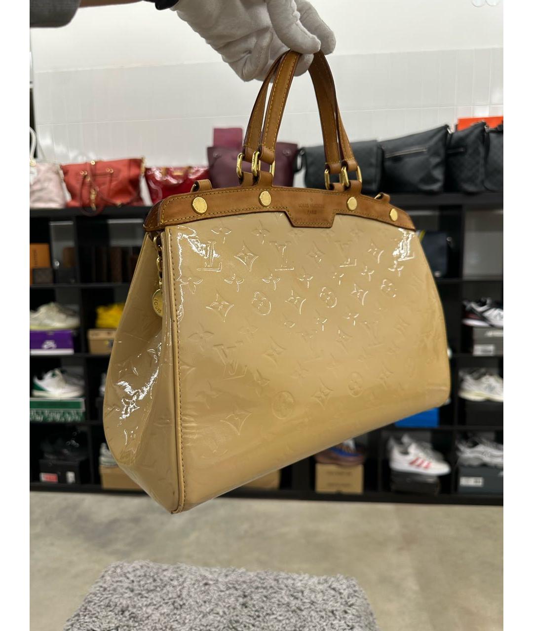 LOUIS VUITTON Кожаная сумка с короткими ручками, фото 2