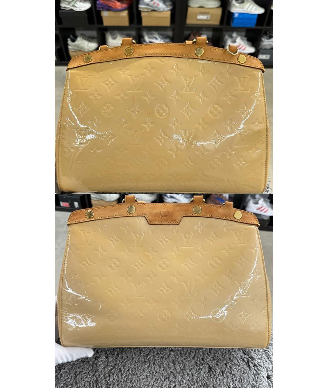 LOUIS VUITTON Кожаная сумка с короткими ручками, фото 7