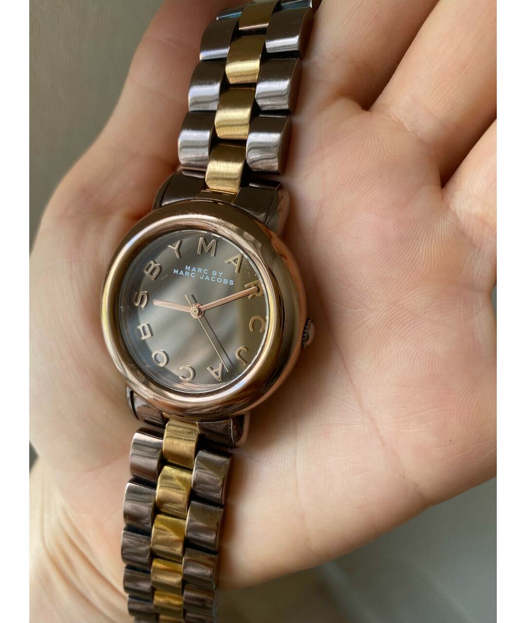 MARC BY MARC JACOBS Золотые стальные часы, фото 4