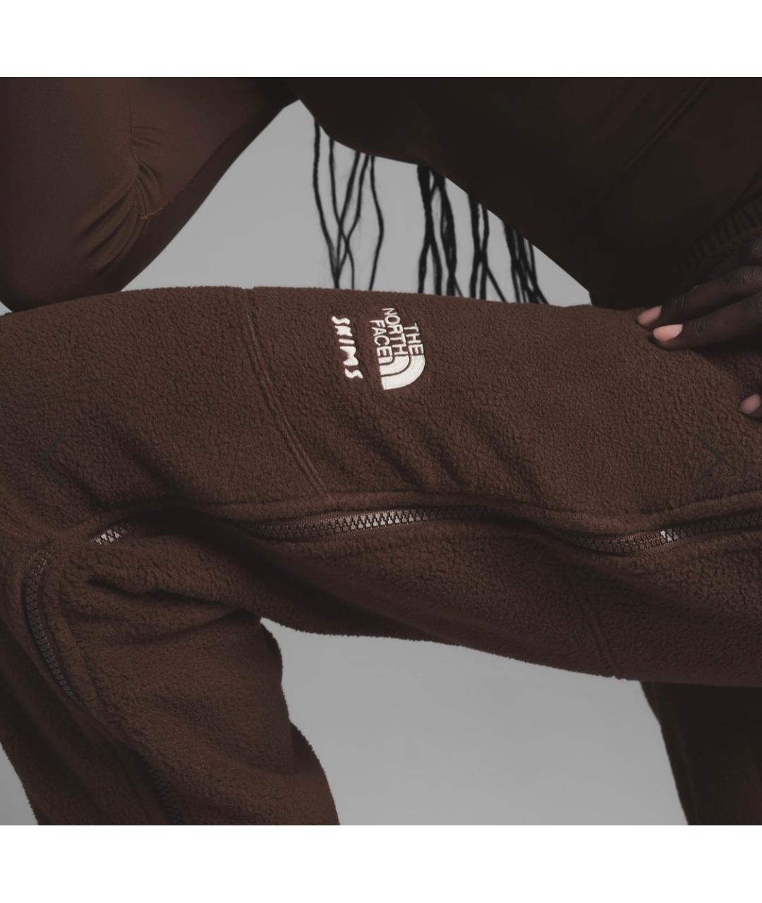 SKIMS Коричневые прямые брюки, фото 3