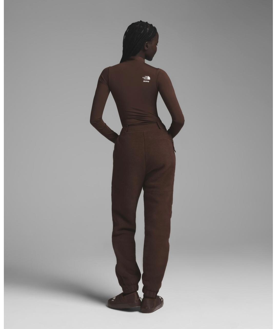 SKIMS Коричневые прямые брюки, фото 6