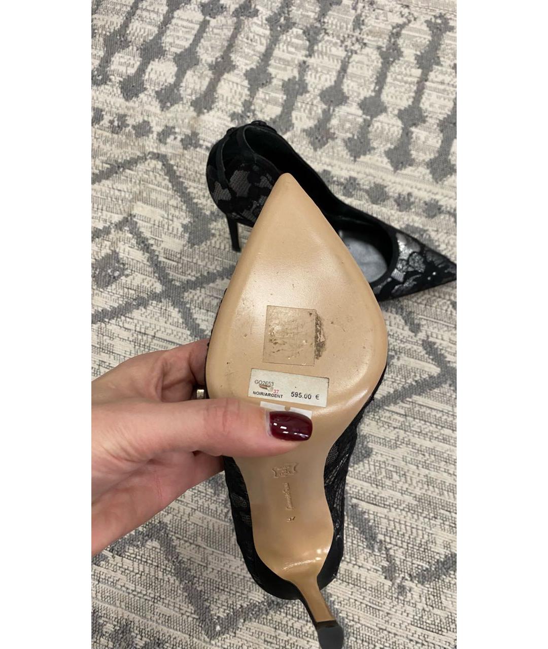 GIANVITO ROSSI Мульти текстильные туфли, фото 5