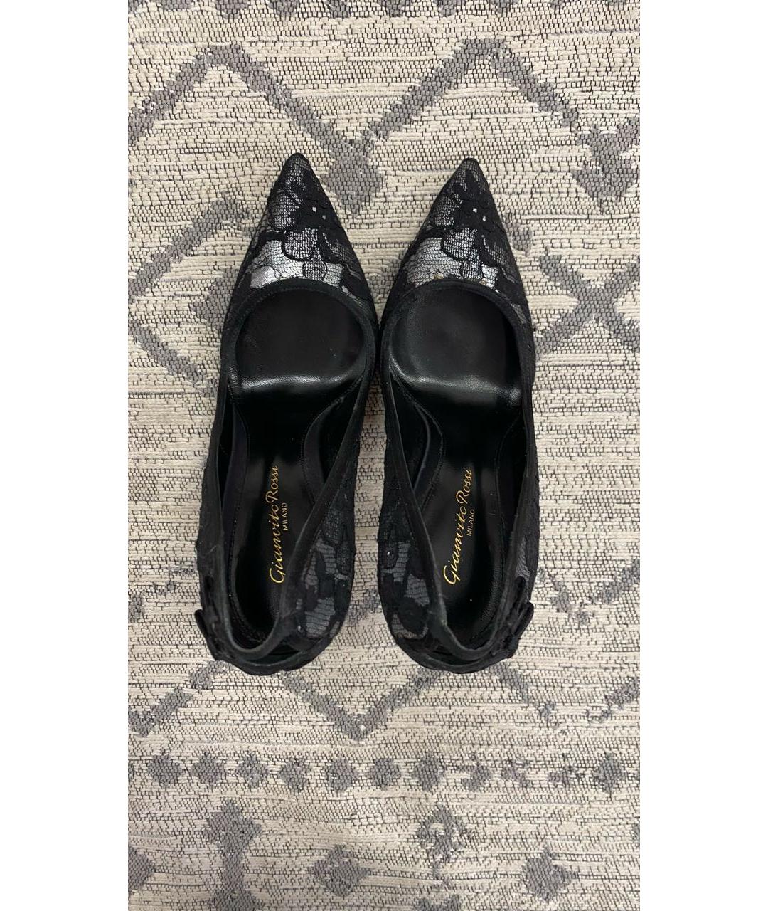 GIANVITO ROSSI Мульти текстильные туфли, фото 3