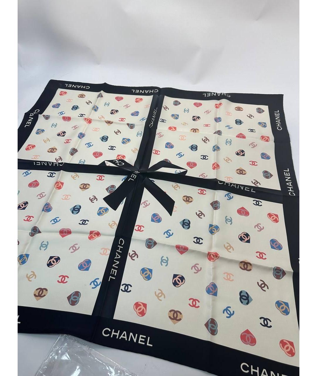 CHANEL Мульти шелковый платок, фото 2
