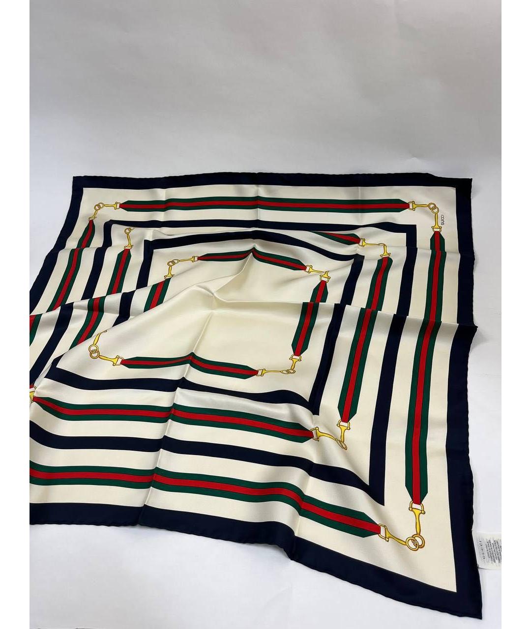 GUCCI Мульти шелковый платок, фото 2