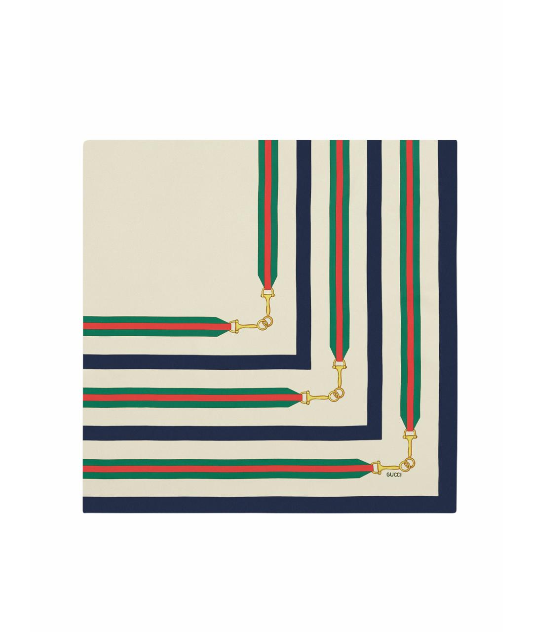 GUCCI Мульти шелковый платок, фото 1