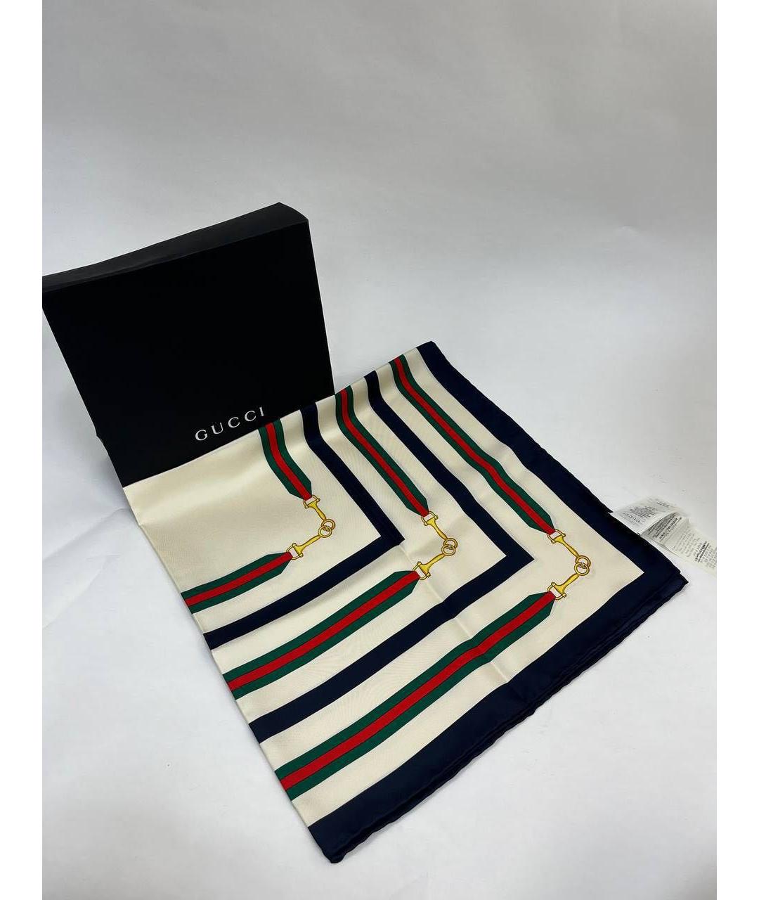 GUCCI Мульти шелковый платок, фото 4